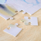 Grappige zomer Sneeuwman Surfer Drinkt Verse - Pre Legpuzzel (Zijkant)