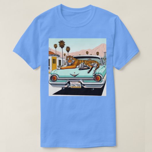 Grappige Zomer Tijger liefhebber Motel 2024 T-shirt (Design voorkant)