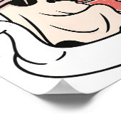 Grappige Zomer tussen Ghost Pink Drijvend in Flami Poster (Hoek)