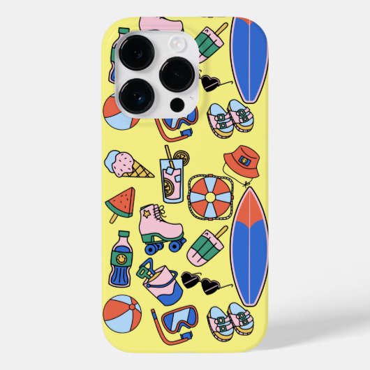 grappige zomer vakantie strand liefhebbers Case-Mate iPhone case (Achterkant)