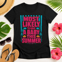 Grappige Zomer Zwangerschapsaankondiging voor Toek