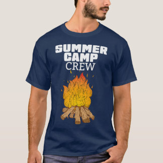 Grappige Zomerkamp Crew Student Church Camping T-shirt