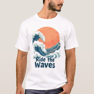 Grappige zomerrit naar de Waves Beach Club T-shirt