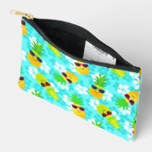 Grappige zomertropische ananassen etui (Open)