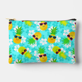 Grappige zomertropische ananassen etui