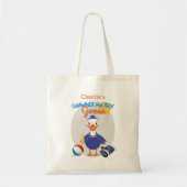 Grappige zomervakantie domme gans retro ontwerp tote bag (Voorkant)