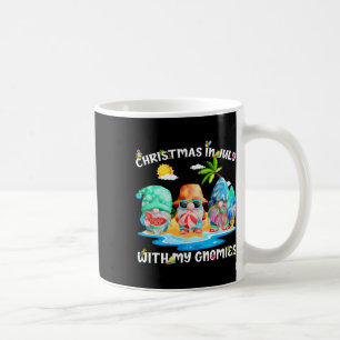 Grappige zomervakantie-gnomies - Gnome voor Kerstm Koffiemok