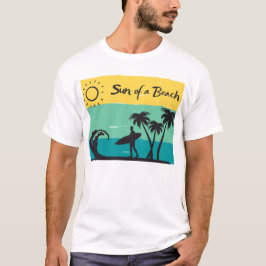 Grappige Zomervibes Zon van een Strand T-shirt