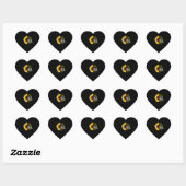 Grappige zonnebloem school bus chauffeur terug naa hart sticker (Vel)