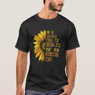 Grappige Zonnebloemen Instructie Coaches T-shirt