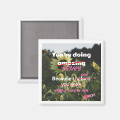 Grappige Zonnebloempitten Van Mama Naar Kinder Hum Magneet (Voorkant / Achterkant)