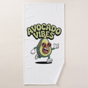 Grappige Zonnebril Avocado Bad Handdoek