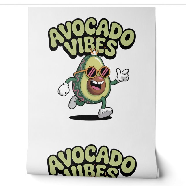 Grappige Zonnebril Avocado Behang (Afrollen)
