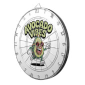 Grappige Zonnebril Avocado Dartbord (Voorkant Rechts)