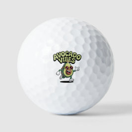 Grappige Zonnebril Avocado Golfballen