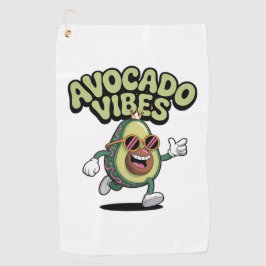 Grappige Zonnebril Avocado Golfhanddoek