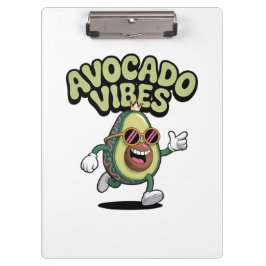 Grappige Zonnebril Avocado Klembord