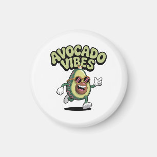 Grappige Zonnebril Avocado Magneet