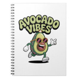 Grappige Zonnebril Avocado Notitieboek