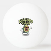 Grappige Zonnebril Avocado Pingpongbal (Achterkant)