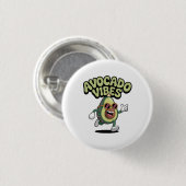 Grappige Zonnebril Avocado Ronde Button 3,2 Cm (Voorkant /achterkant)