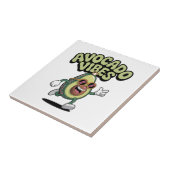 Grappige Zonnebril Avocado Tegeltje (Zijkant)