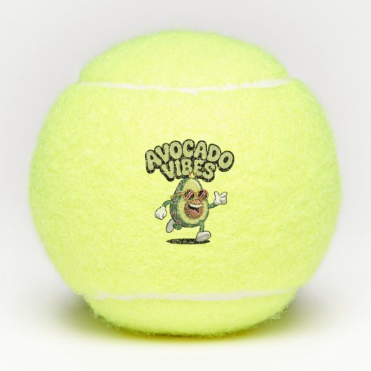 Grappige Zonnebril Avocado Tennisballen (Voorkant)
