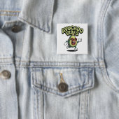 Grappige Zonnebril Avocado Vierkante Button 5,1 Cm (In situ)