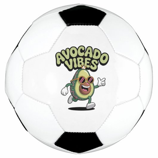 Grappige Zonnebril Avocado Voetbal (Voorkant)
