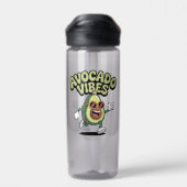 Grappige Zonnebril Avocado Waterfles (Achterkant)