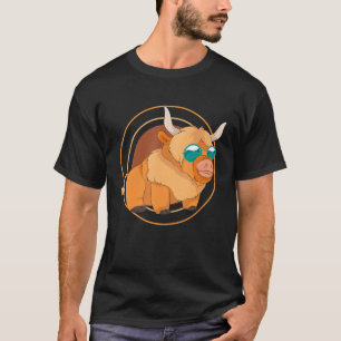 Grappige Zonnebril Boerderij Dier Koele Schotse Ho T-shirt