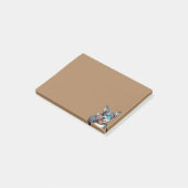 Grappige zonnebril hond met duimen omhoog post-it® notes (Schuin)