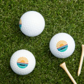 Grappige zonneschijn naam golfballen (Insitu Gras)