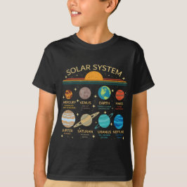Grappige Zonnestelsel Planeet Humor Grafiek T-shirt