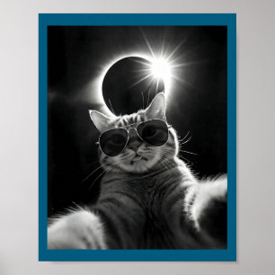 Grappige Zonsverduistering Totale Zonsverduisterin Poster