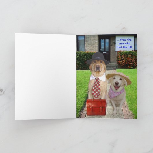  Grappige Zoon Verjaardag Kaart (Binnen)