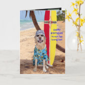  Grappige Zoon Verjaardag Kaart (Gele Bloem)