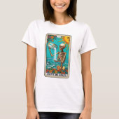 Grappige zoute heks tarot t-shirt (Voorkant)