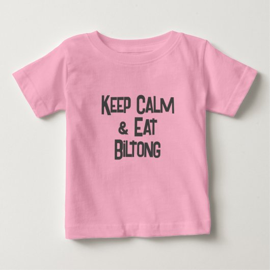 Grappige Zuid-Afrikaanse KeepCalm & Eet Biltong Pe (Voorkant)