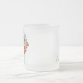 Grappige Zuid-Gezegden Kiss My Grits Typography Matglas Koffiemok (Center)