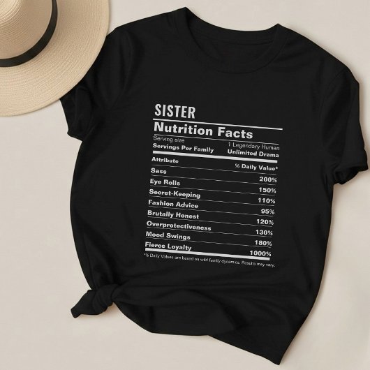 Grappige Zuster Waardering Minimalistisch Zwart & T-shirt
