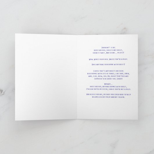 Grappige Zusterkaart Kaart (Binnen)