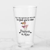 Grappige Zusters Partners In Wijn - Volwassenen Ge Glas (Voorkant)