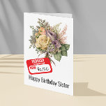 Grappige zusterverjaardag verminderd korting op St Kaart<br><div class="desc">Dit ontwerp is ook beschikbaar op andere telefoonmodellen. Kies het Type van Apparaat om andere hoesjes van iPhone, van Samsung Galaxy of van Google te zien. Sommige stijlen kunnen worden gewijzigd door Stijl te selecteren als dat een optie is. Dit ontwerp kan op het gebied worden gepersonaliseerd dat door de...</div>