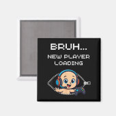 Grappige zwangerschapsaankondiging voor gamers – B Magneet (Voorkant / Achterkant)