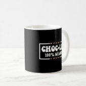 Grappige Zwarte Geschiedenis Juneteenth Chocolade Koffiemok (Voorkant rechts)