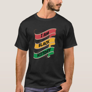 Grappige zwarte geschiedenis maand: Ik ben zwarte  T-shirt
