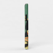 Grappige zwarte kat die Ramen eet Case-Mate iPhone Case (Achterkant/rechts)