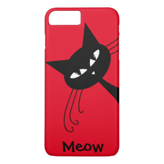 Grappige Zwarte Kat Feline Case-Mate iPhone Case