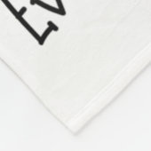 Grappige zwarte kat Het is prima in orde Alles is  Fleece Deken (Hoek)